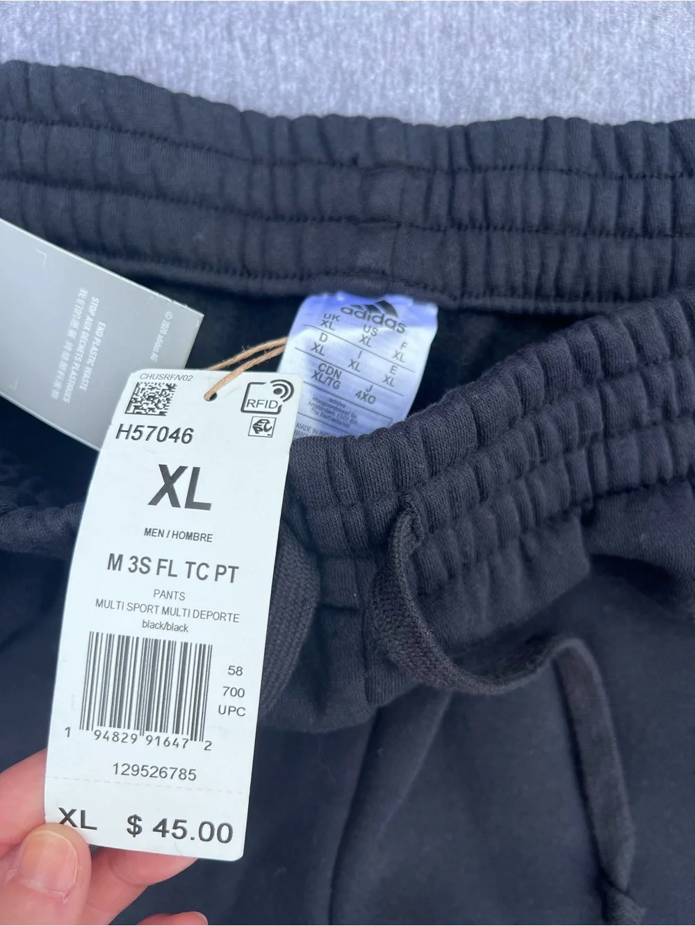 Adidas Black Joggers - Men’s XL - New with tags Athletic Apparel